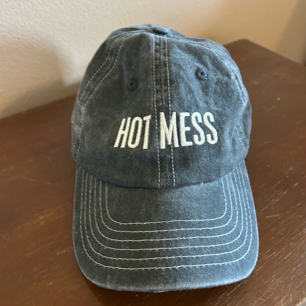 Gray 'Hot Mess' Baseball Cap